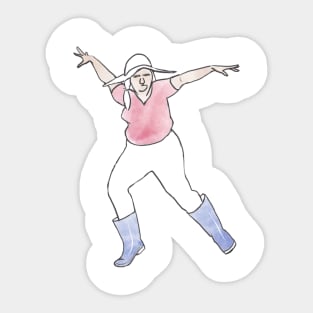 Dancing Granny #1 Sticker